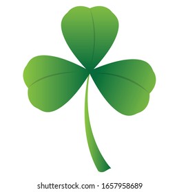 Isolated clover icon. Saint patricks day - Vector