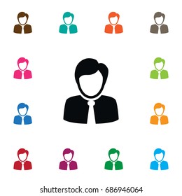 Isolated Coach Icon. Guest Vector Element Can Be Used For Guest, Coach, Person Design Concept.