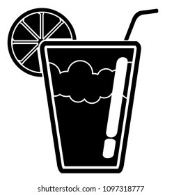 Isolated cocktail icon