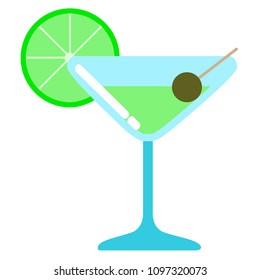 Isolated cocktail icon