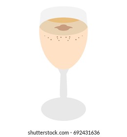 Isolated cocktail on a white background, Vector illustration