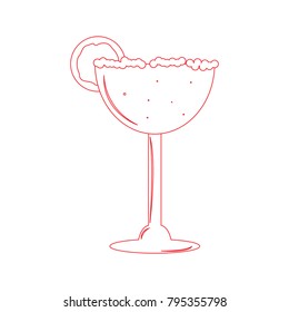 Isolated cocktail on a white background, Vector illustration