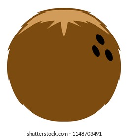 Isolated coconut icon