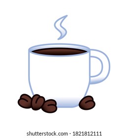 Isolated coffee colombian culture tradition icon- Vector