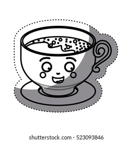 Isolated coffee cup design