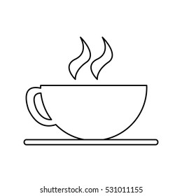 Isolated coffee cup design