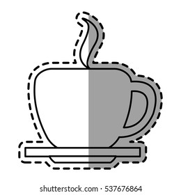 Isolated coffee cup design