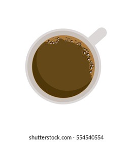 Isolated coffee cup design