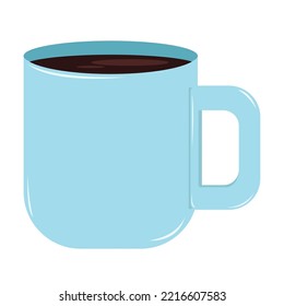 Isolated coffee cup Hot beverage Vector