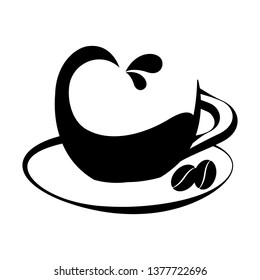 Isolated coffee cup icon. Vector illustration design