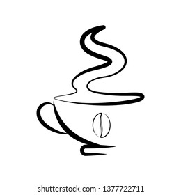 Isolated coffee cup icon. Vector illustration design