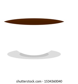 Isolated coffee cup image on a white background - Vector