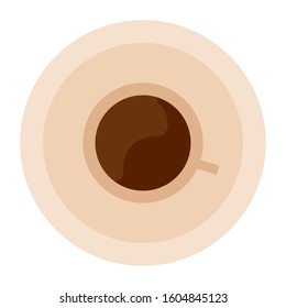 Isolated coffee cup image - Vector illustration design
