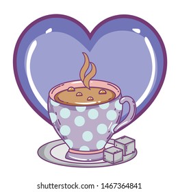 Isolated coffee cup vector design