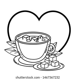 Isolated coffee cup vector design