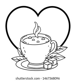 Isolated coffee cup vector design