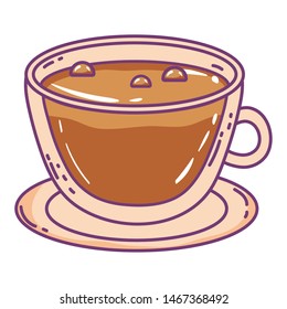 Isolated coffee cup vector design