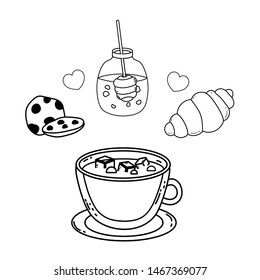 Isolated coffee cup vector design