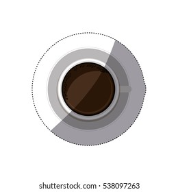 Isolated coffee drink design