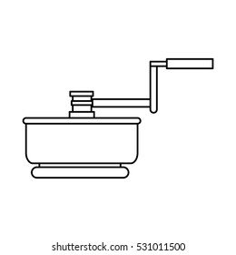 Isolated coffee greinder design