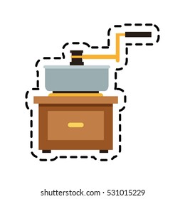 Isolated coffee greinder design