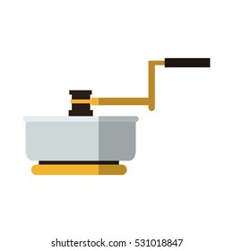 Isolated coffee greinder design
