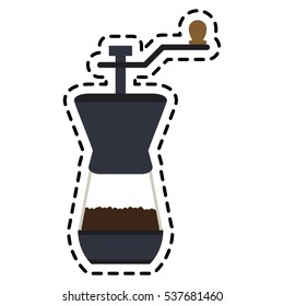 Isolated coffee greinder design