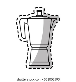 Isolated coffee kettle design