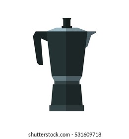 Isolated coffee kettle design