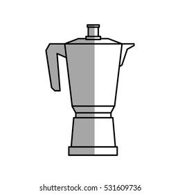 Isolated coffee kettle design