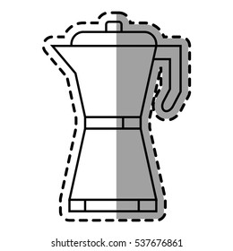 Isolated coffee kettle design