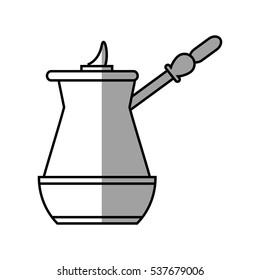 Isolated coffee kettle design