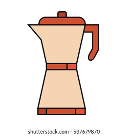 Isolated coffee kettle design