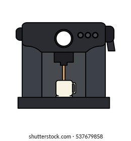 Isolated coffee machine design