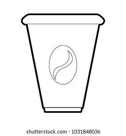 Isolated coffee mug design