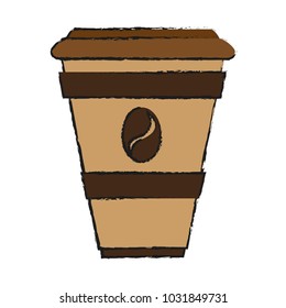 Isolated coffee mug design