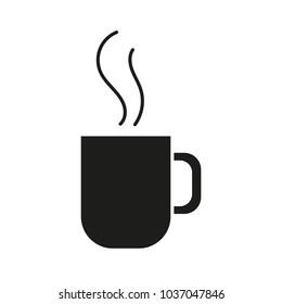 Isolated coffee mug design