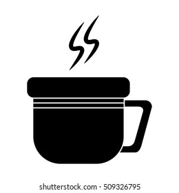 Isolated coffee mug design