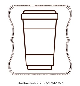 Isolated coffee mug design