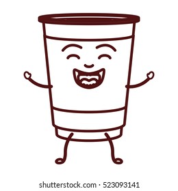 Isolated coffee mug design