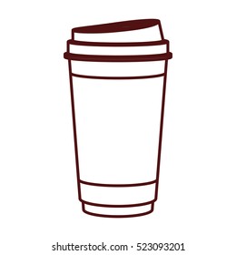 Isolated coffee mug design