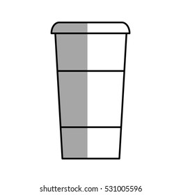 Isolated coffee mug design