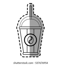Isolated coffee mug design