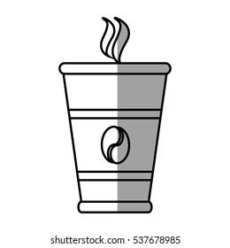 Isolated coffee mug design