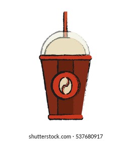 Isolated coffee mug design