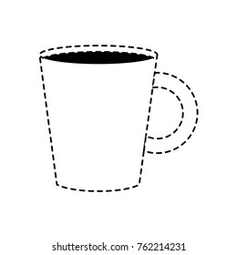 Isolated coffee mug design