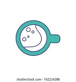 Isolated coffee mug design 
