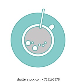 Isolated coffee mug design