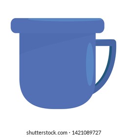 Isolated coffee mug design vector illustration