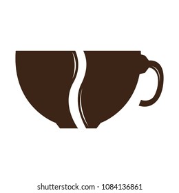 Isolated coffee mug icon